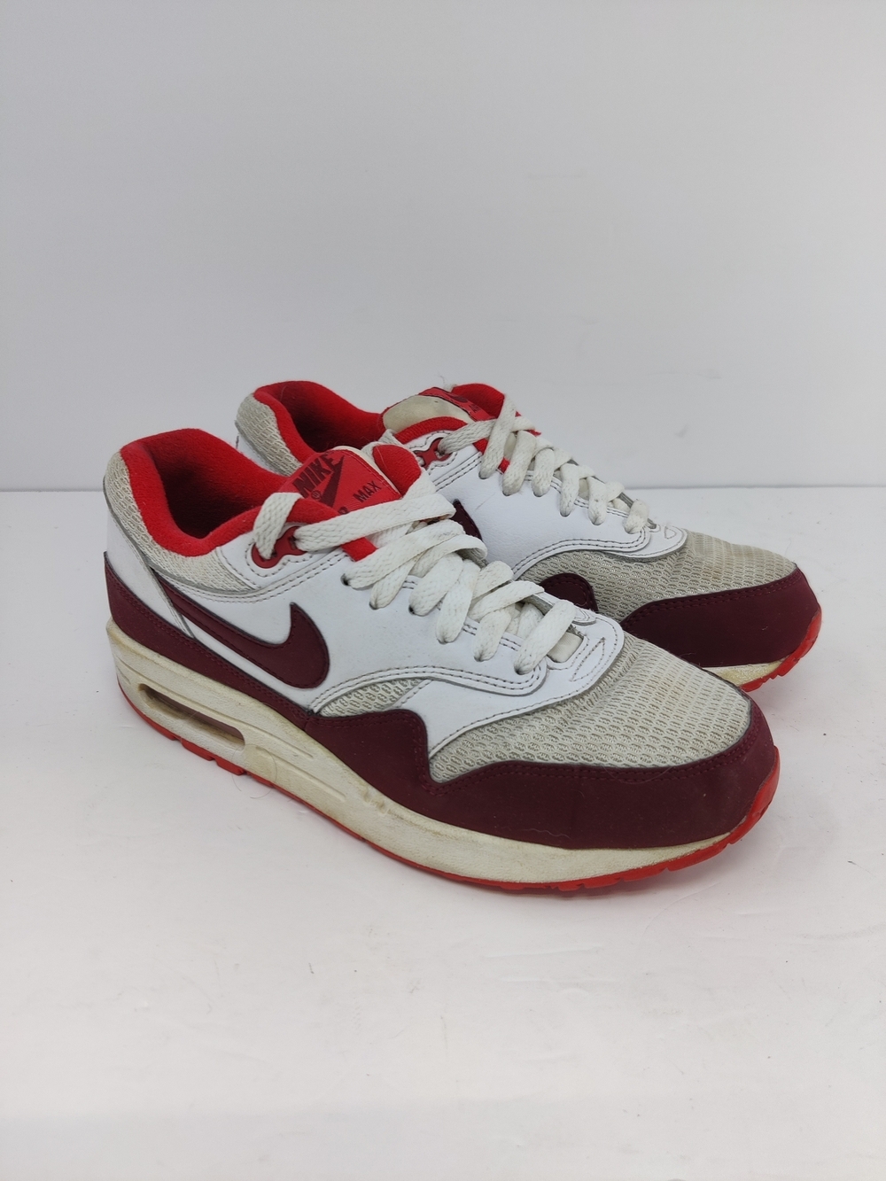 Nike Women’s Air Max 1 Essential Action Sneakers Red Women's Sz US 7.5 - Picture 3 of 14